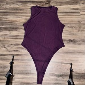 SHEIN Essnce Plus Solid Tank Bodysuit